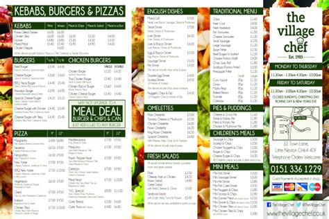 village chef neston|VILLAGE CHEF .